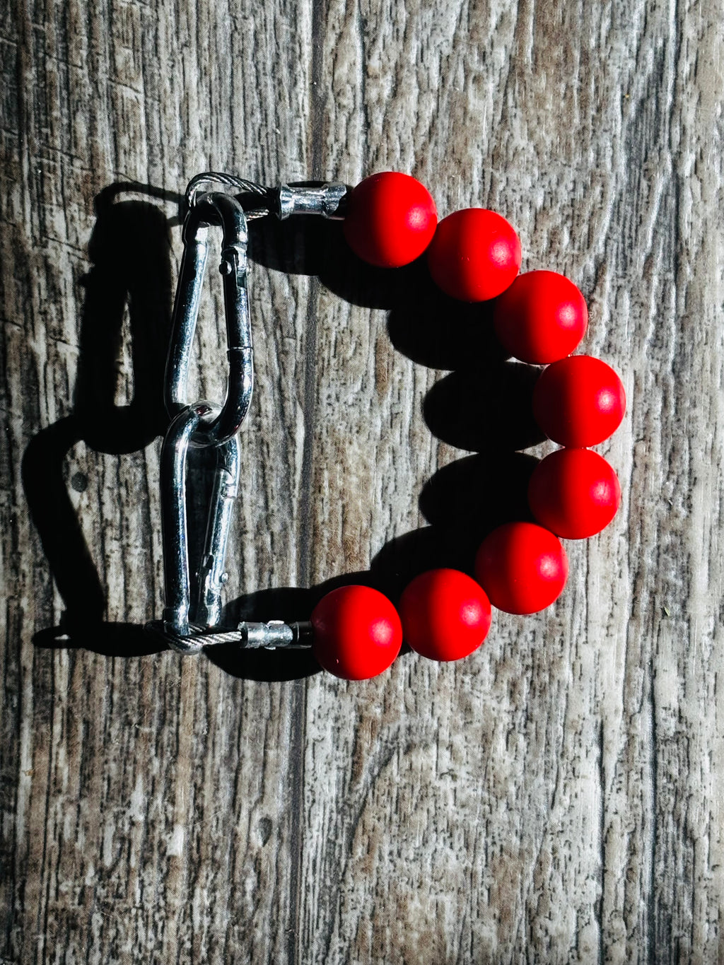 Clip On Beaded Curb Strap
