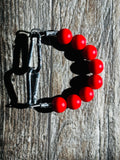 Clip On Beaded Curb Strap