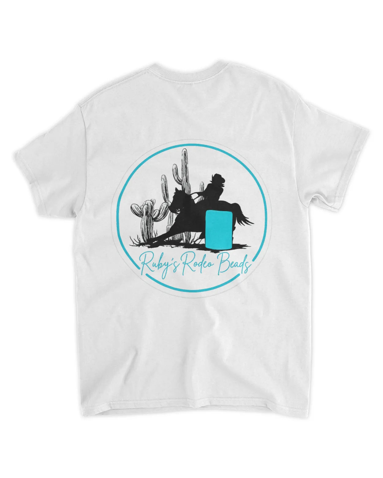Barrel Racer Lineart T-Shirt
