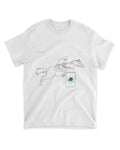 Barrel Racer Lineart T-Shirt