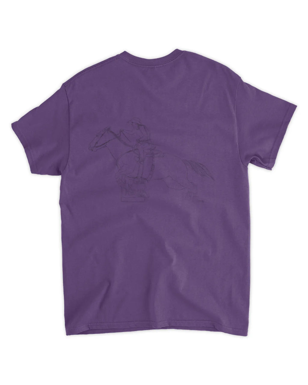 Simple Hand Drawn Barrel Racer T-Shirt