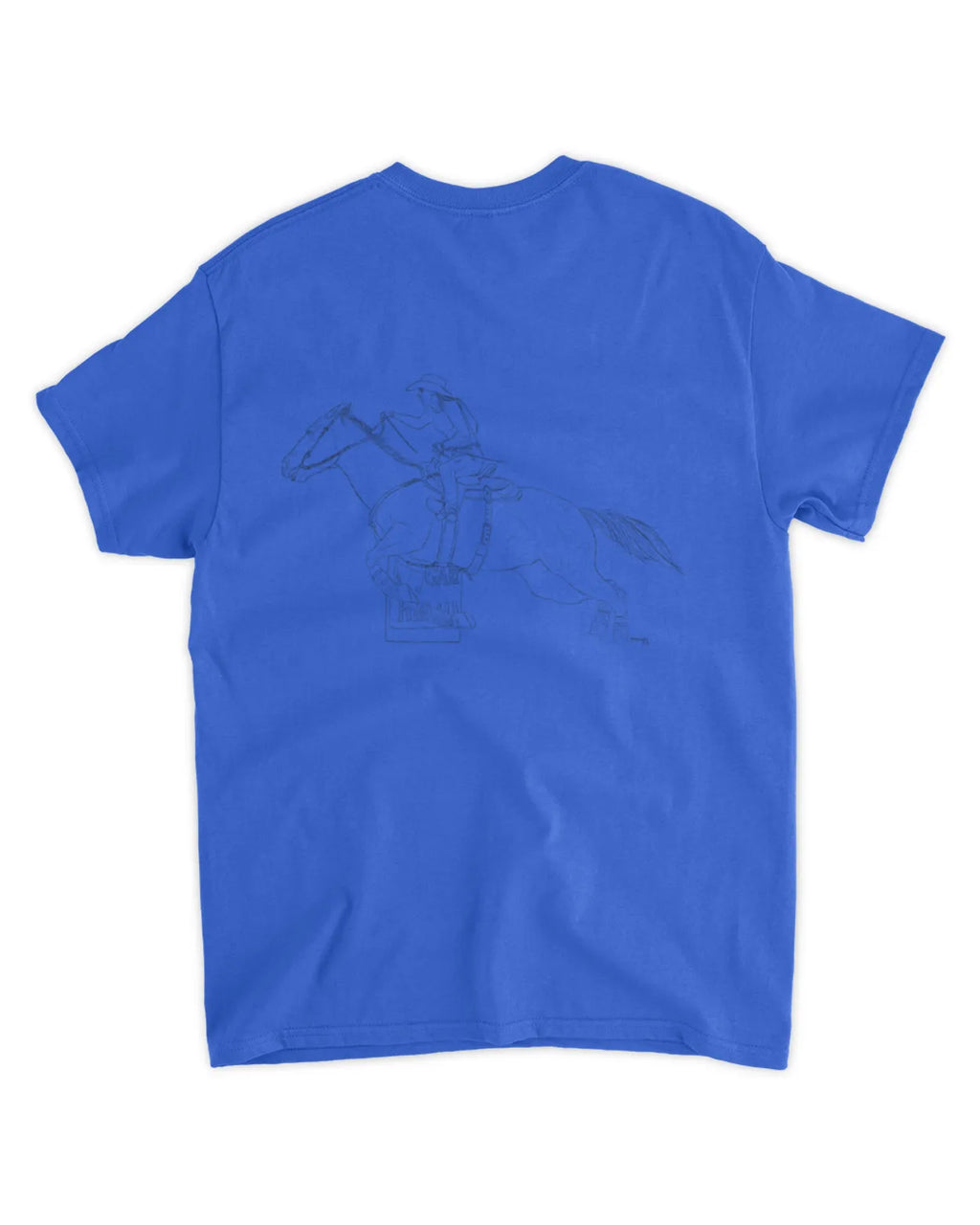 Simple Hand Drawn Barrel Racer T-Shirt